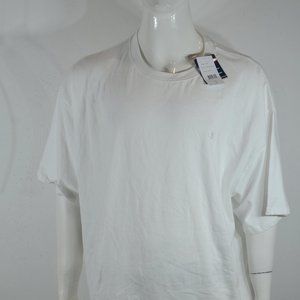 Champion Men's T shirt 4XL Authentic Athleticwear Embroidered Logo White NWT